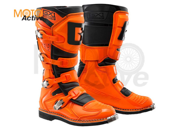 Мотоботы Gaerne GX-1 Goodyear (черно-оранжевые)